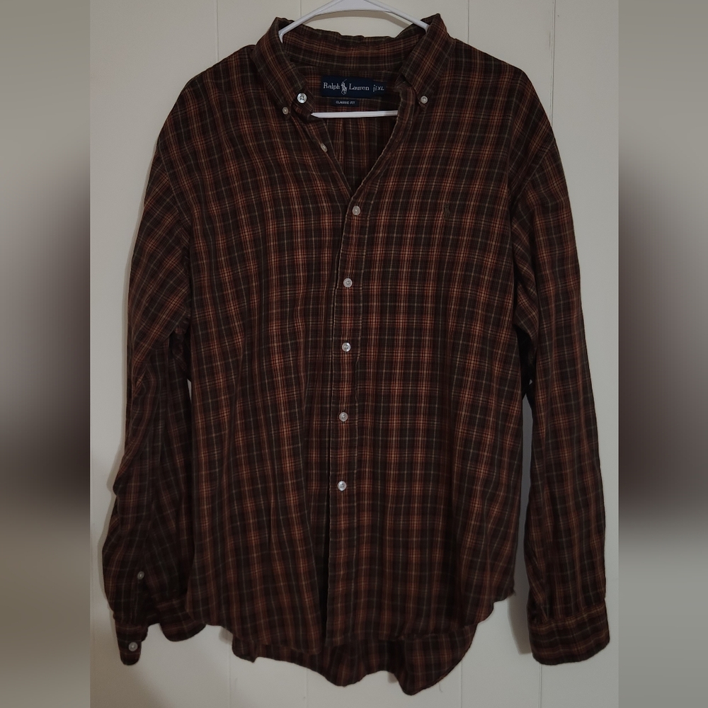 Polo Plaid Button-Up Shirt